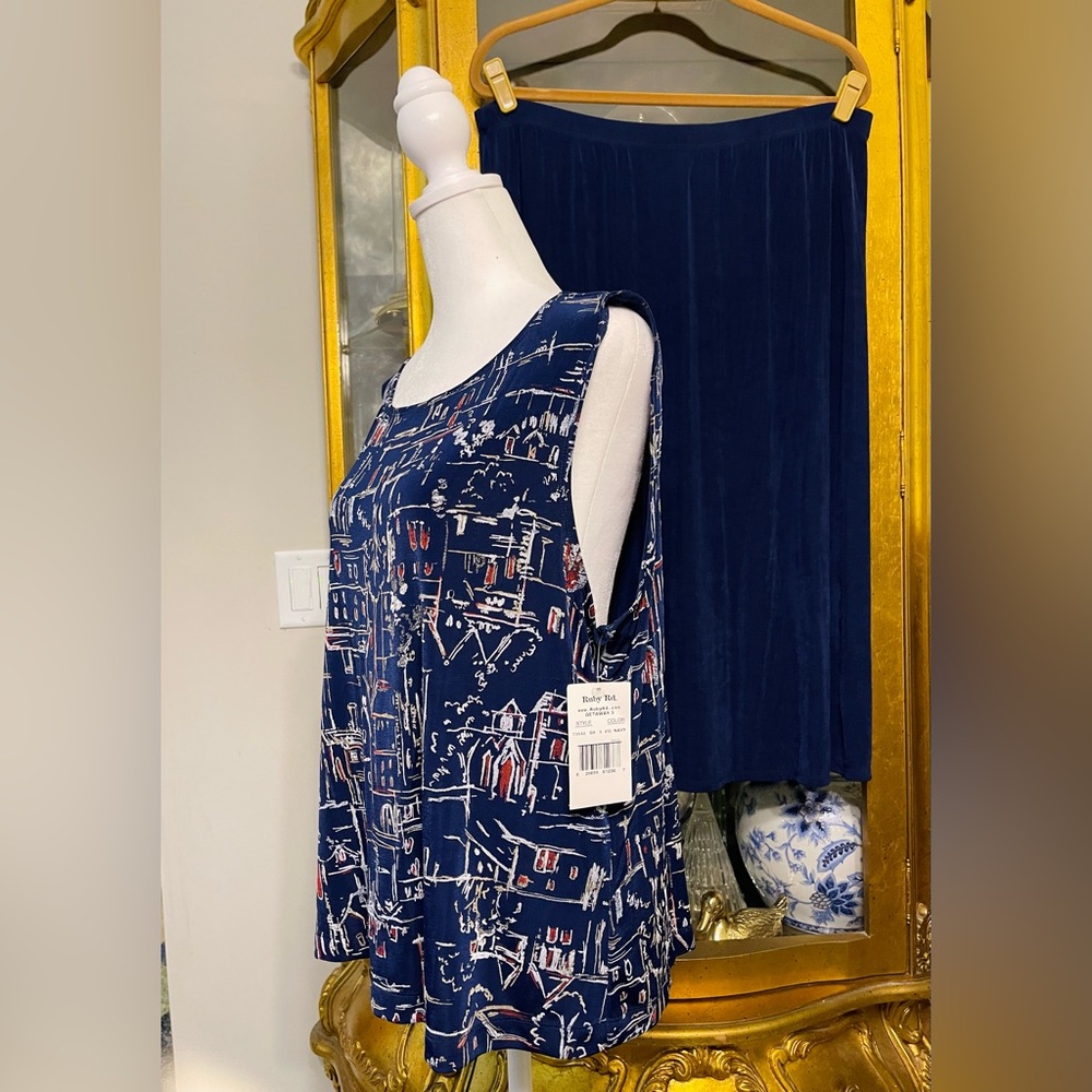 NWT Ruby Rd. Skirt set - Picture 3 of 8